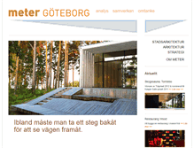 Tablet Screenshot of meterarkitektur.se